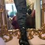 Paola Frani, patent leather , made in Italy over knee boots, UK 7. Image 3