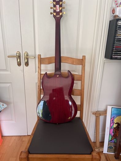 Vintage SG electric guitar
