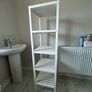 2 x IKEA MUSKAN White Shelving Units Image 2