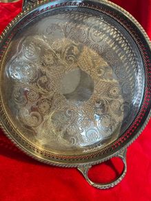 Silver plated tray