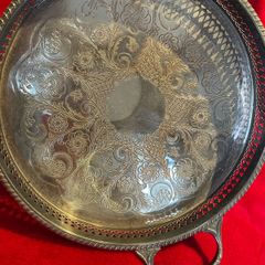 Silver plated tray