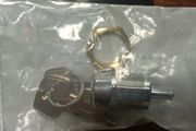 Cabinet Lock - Push and turn shuttered barrel lock