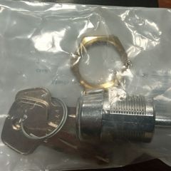 Cabinet Lock - Push and turn shuttered barrel lock
