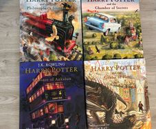 Harry Potter Illustrated Editions Book 1-4
