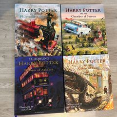 Harry Potter Illustrated Editions Book 1-4