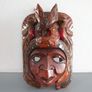 Handcarved wooden ethnic mask Image 2