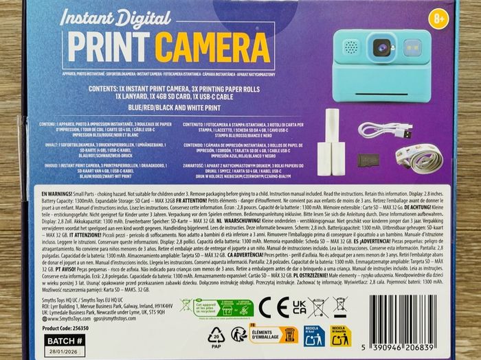 NEW Kids Instant Digital Print Camera