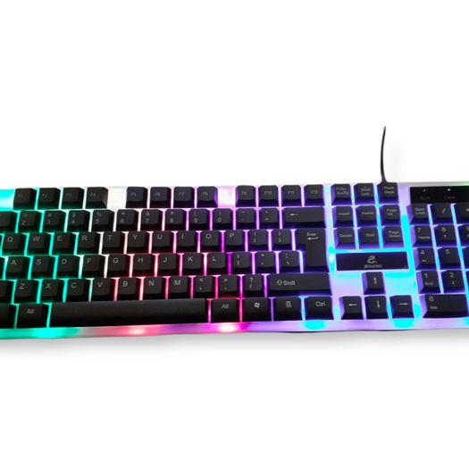 Gamer Gaming Keyboard Led Multi Color Keyboard Light Wired 105 Key
