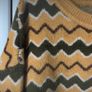 jumper Bnwt cozy jumper mustard & khaki pattern size small Image 5