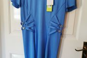 BNWT - Versace Jeans blue dress SIZE 12
