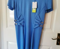 BNWT - Versace Jeans blue dress SIZE 12