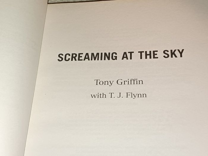 Tony Griffin Screaming at the sky My Journey For Sale Here