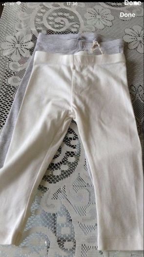 Girls set of two leggings 6/12