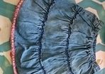 Mothercare pretty denim skirt, 12-18mths