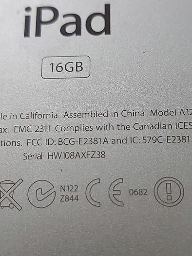 Original Apple Ipad 16GB, No Camera, includes over 20 Family Kids Movies, a real blast from the Past in excellent condition