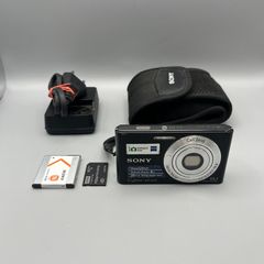 Sony Cyber-shot DSC-W320 14.1MP Digital Camera Black - Full Kit