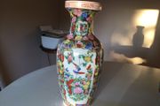 Ceramics - Oriental Hand Painted Vase,