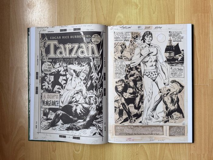 Joe Kubert's Tarzan Artist Edition IDW HC Comic