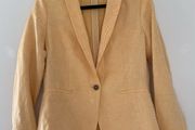 Massimo Dutti linen blend tailored blazer