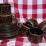 Kilrush/Celtic Earthenware/ Thomas pattern,Kilrush pottery, tea set Image 2