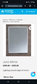 LED Mirror 500mm x 700mm