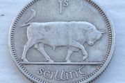 Irish silver one shilling