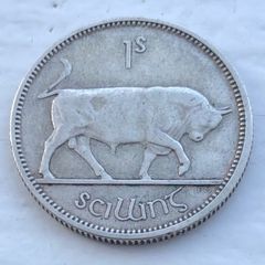 Irish silver one shilling