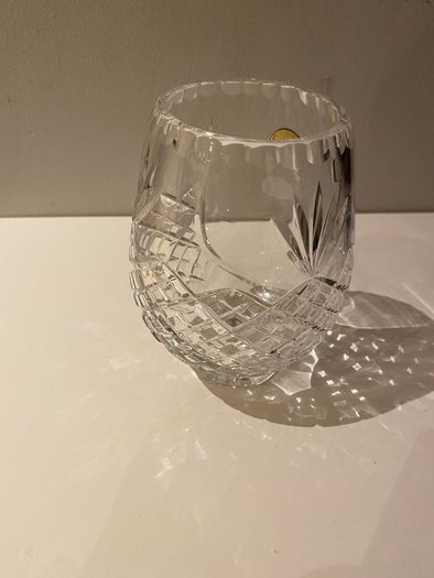 Dublin Crystal 6 inch canister or vase