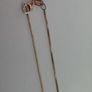 New 10kt gold and sterling silver pendant and chain Image 6