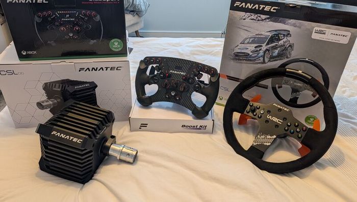 Fanatec CSL Wheelbase and Wheels