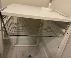 Under-counter shelves