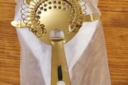 Gold Hawthorne cocktail strainer