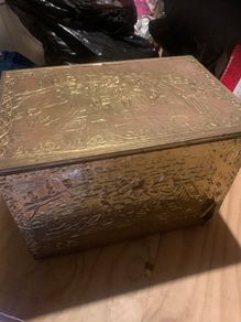 Vintage fireside box