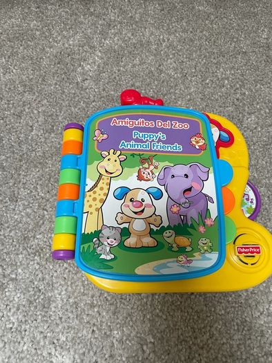 Fisher Price Musical Book Spanish- English