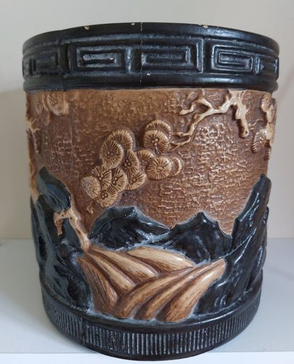 Antique Bretby Ceramic Oriental Jar/Jardiniere
