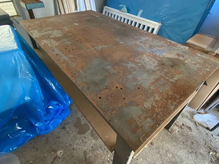 Heavy-Duty Industrial Steel Workbench / Engineering Bench