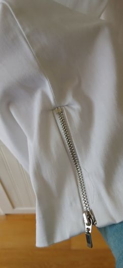 White Cropped  Trousers