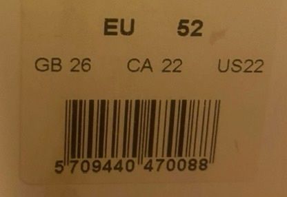 Coat size 26