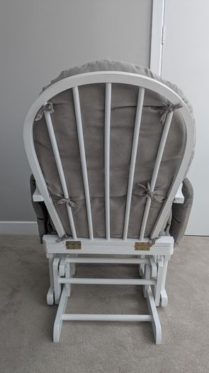Maternity rocking chair and stool