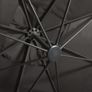 Cantilever Umbrella with Pole and LED Lights Anthracite 300 cm Image 2