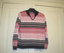 Multi Coloured Striped Jumper