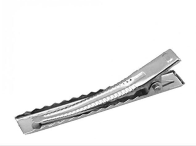 DIY Silver Alligator Hair Clips (10 pieces)