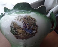 vintage flower pot