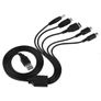 5 In 1 Usb Charging Cable For Nintendo Gba Sp Wii U 3ds Ds Lite Dsi Xl Dsi Psp Image 4
