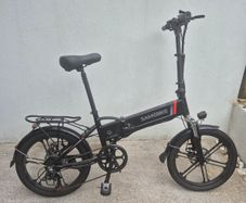 Electric folding bike