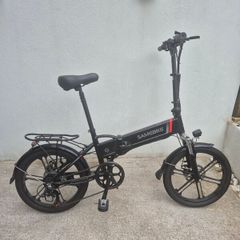 Electric folding bike