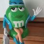 M&M's Collectible Ms GREEN Flight attendant Image 2