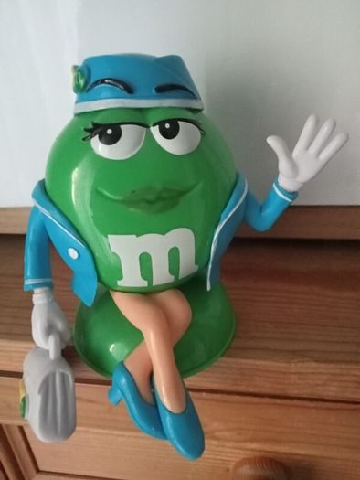 M&M's Collectible Ms GREEN Flight attendant