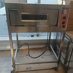 Commercial Electric Pizza Oven with Trolley