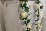 ShabbyChic  Long Velvet feel to touch roses and Frames free